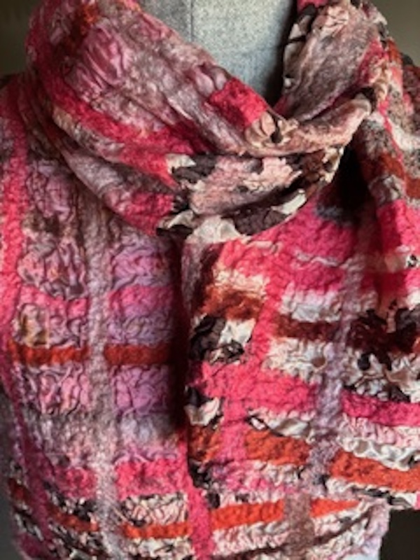 Autumnal Nuno Silk Scarf